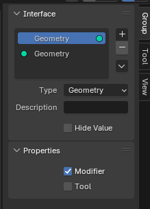 Geometry Nodes Properties